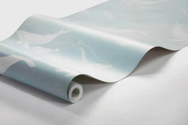 Papel pintado de ballenas en color gris Whales 7452 - Imagen 7