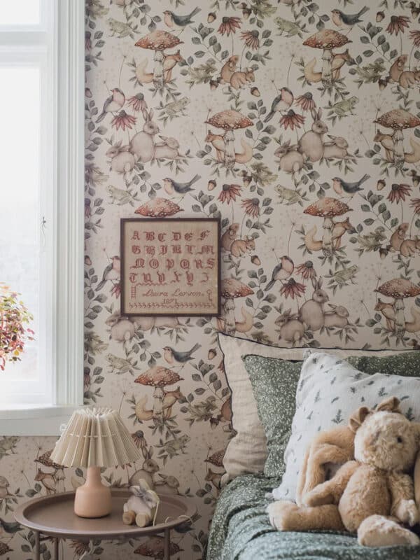 Papel pintado de animales en color beige Minou 7483 - Imagen 3