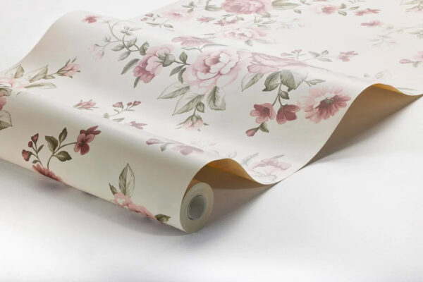 Papel pintado de flores en color rosa Nomi 7484 - Imagen 8