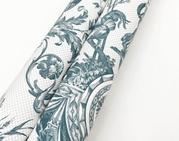 Papel pintado de Toile de Jouy color marrón Avian Fountain Toile RT7812 - Imagen 17