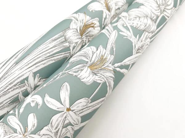 Papel pintado de estampado floral en color azul Orchid Conservatory Toile RT7884 - Imagen 11