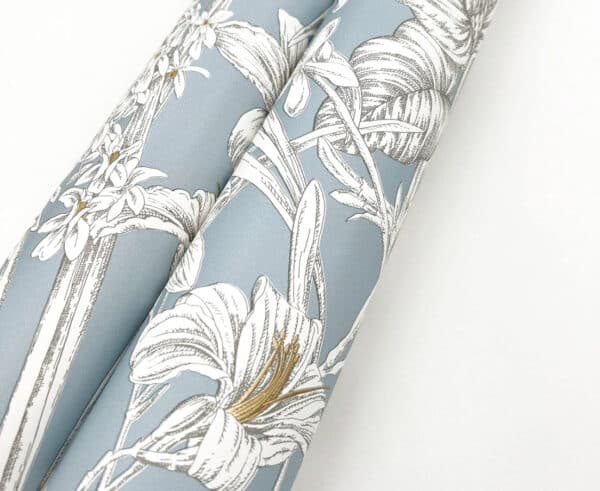 Papel pintado de estampado floral en color azul Orchid Conservatory Toile RT7884 - Imagen 5