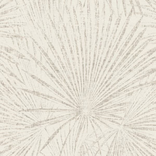 Papel pintado de hojas en color beige Madagascar 016-MAD
