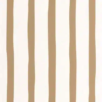 Papel pintado de rayas en color marrón Barito 104950234