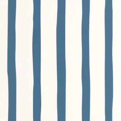 Papel pintado de rayas en color azul Barito 104950651