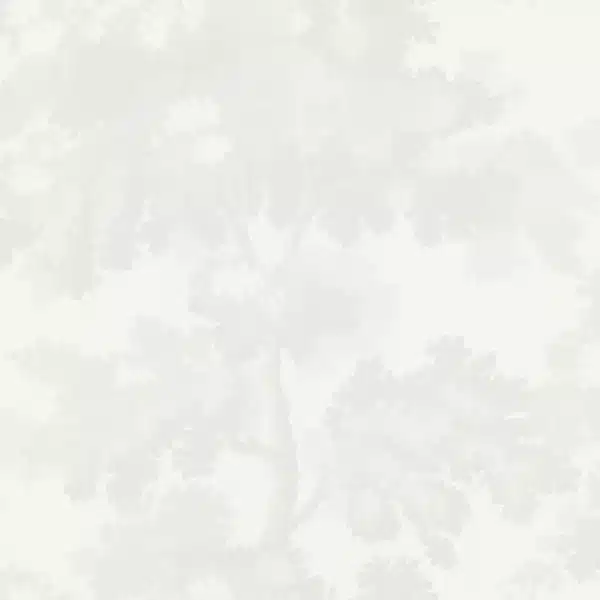 Papel pintado de árboles en color gris Raphael White 444-11