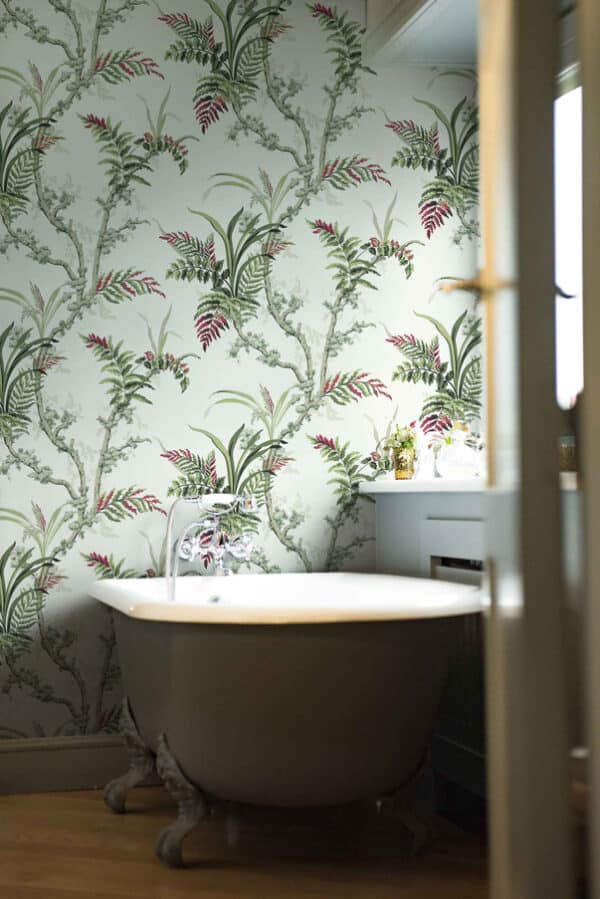 Papel pintado de ramas en color verde Wild Ferns Coral A00021 - Imagen 3