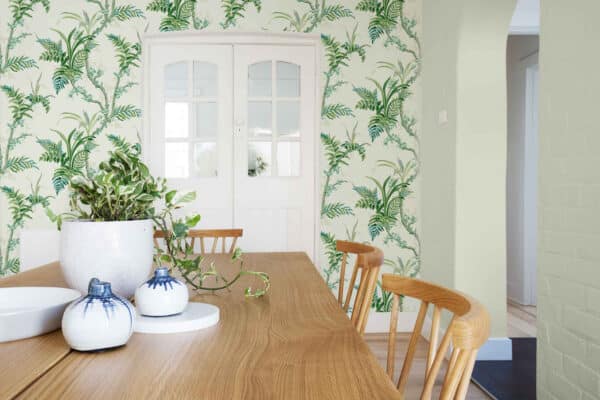 Papel pintado de ramas en color verde Wild Ferns Coral A00021 - Imagen 7