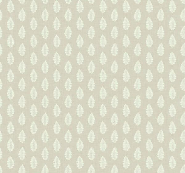Papel pintado de dibujo pequeño en color beige Feather Parade Pearl A00048