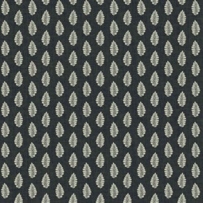 Papel pintado de dibujo pequeño en color negro Feather Parade Onix A00049