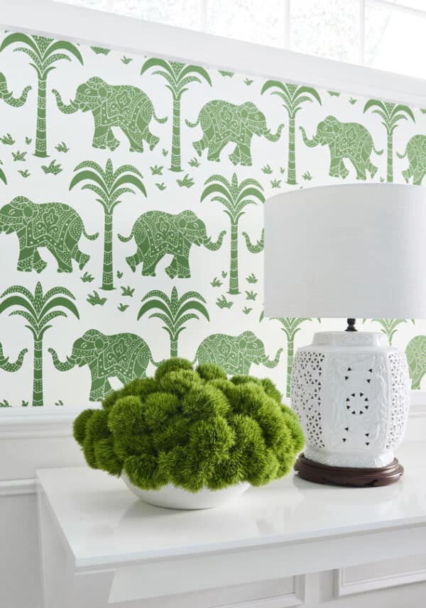 Papel pintado de animales en color azul Elephant Navy T16200 - Imagen 4