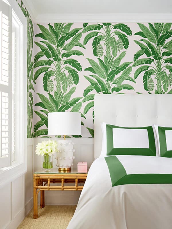 Papel pintado tropical en color azul Banana Tree Navy T13915 - Imagen 3