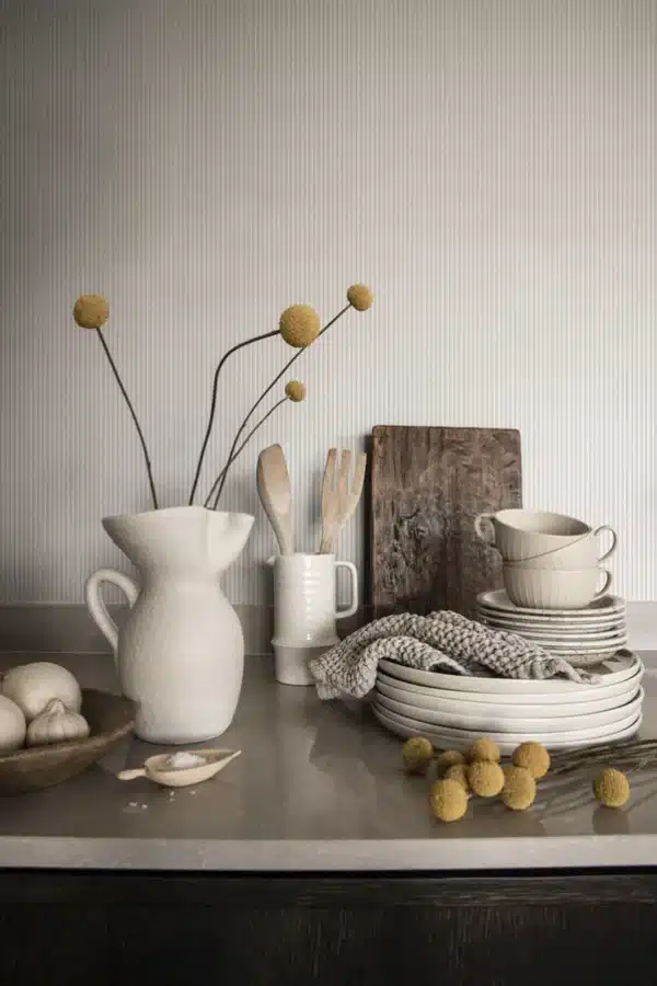 Papel pintado de rayas en color gris Rand Gray S10287 - Imagen 4