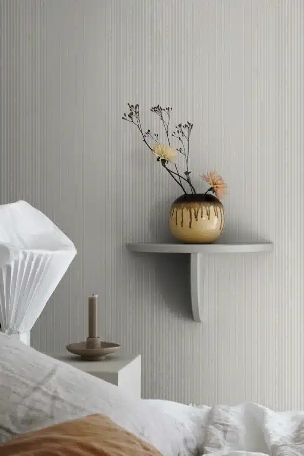 Papel pintado de rayas en color gris Rand Gray S10287 - Imagen 16