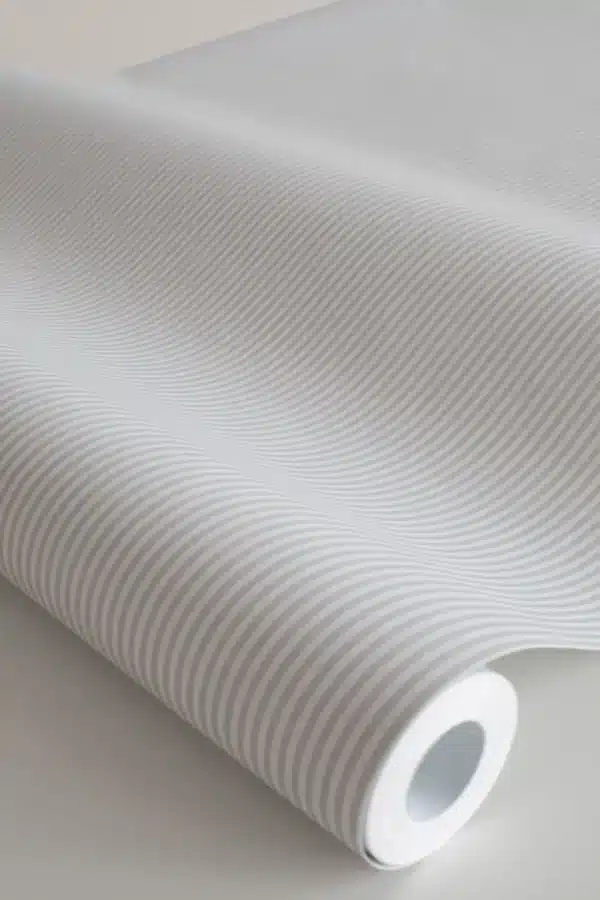 Papel pintado de rayas en color gris Rand Gray S10287 - Imagen 10