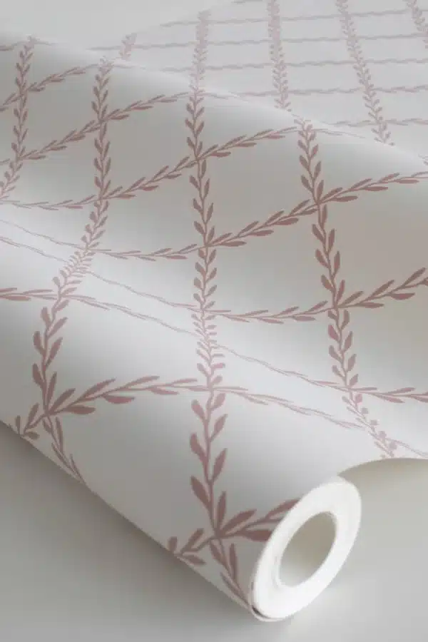 Papel pintado de trellis en color verde Trellis Forest Green S10304 - Imagen 11