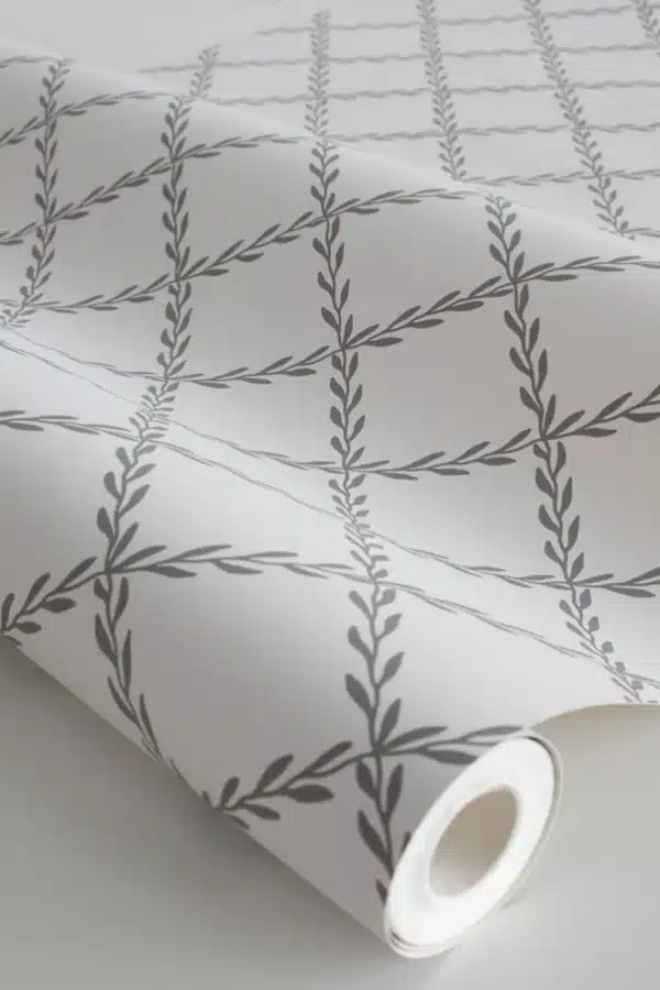 Papel pintado de trellis en color verde Trellis Forest Green S10304 - Imagen 8