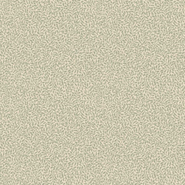 Papel pintado de hojas en color verde Bladverk Green S10310