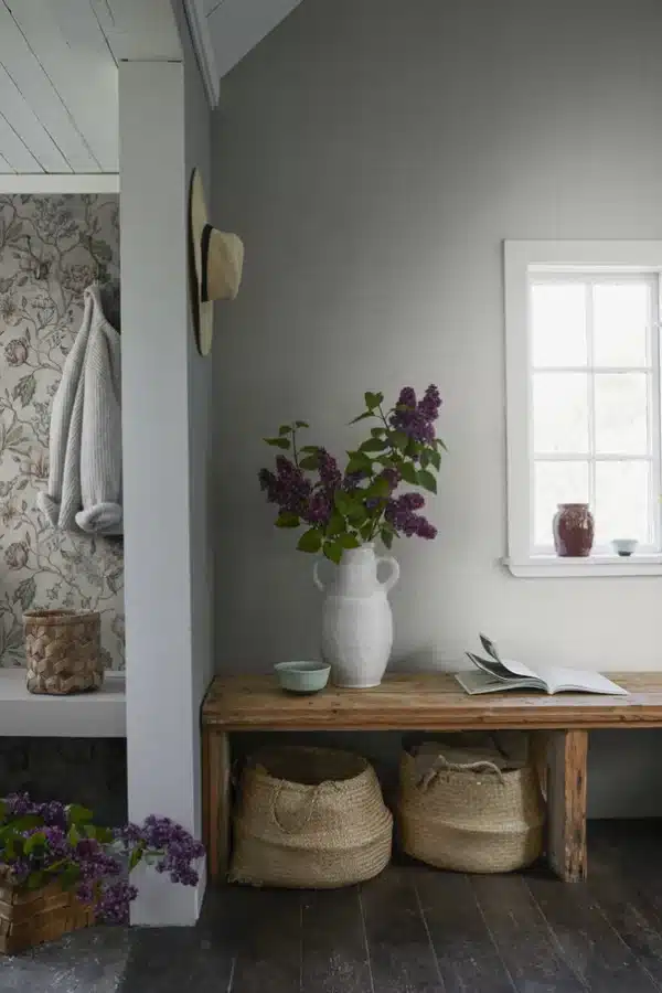 Papel pintado de cuadros en color gris Ruta Gray S10316 - Imagen 4