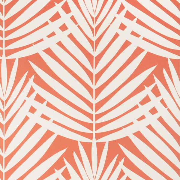 Papel pintado de hojas en color beige Croatia Coral T13934