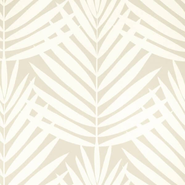 Papel pintado de hojas en color beige Croatia Beige T13935