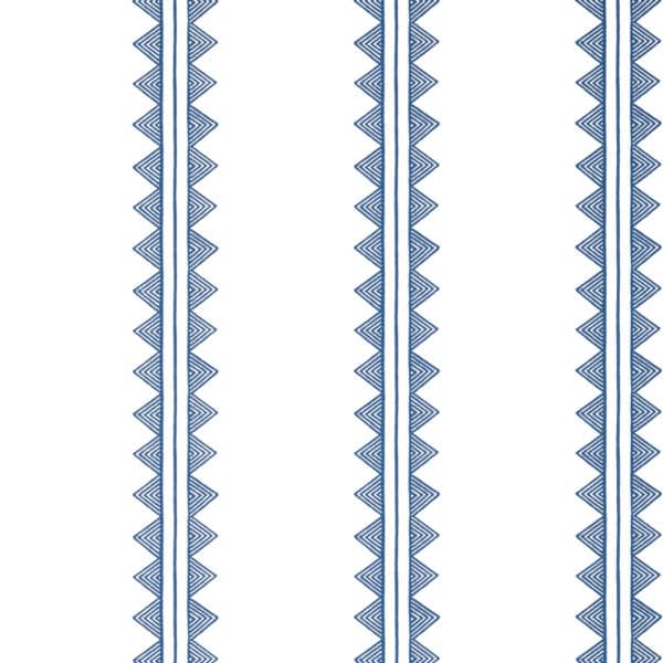 Papel pintado de rayas en color azul Agave Stripe Navy T16226