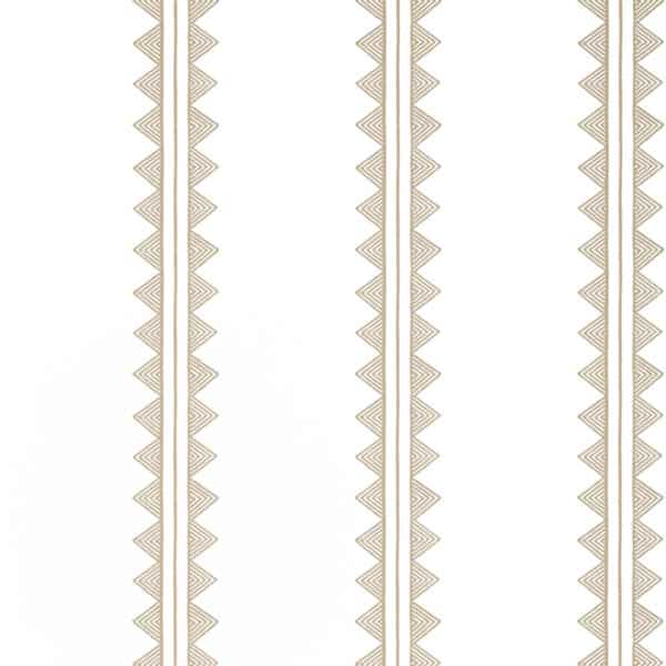 Papel pintado de rayas en color marrón Agave Stripe Camell T16229