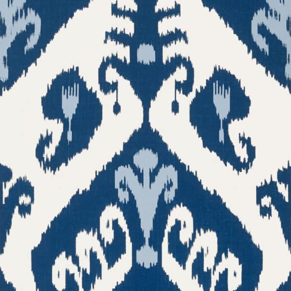 Papel pintado de Thai Ikat en color azul Indies Ikat Navy T16245