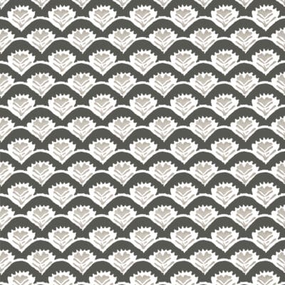 Papel pintado de dibujo pequeño en color beige Emily Black and Beige T16252