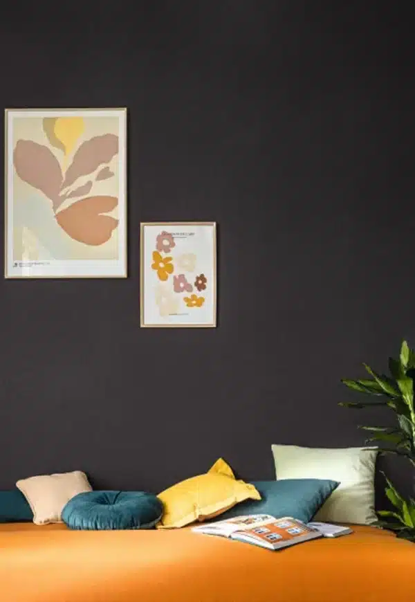 Papel pintado de falso liso color verde Uni Mat 104997312 - Imagen 18
