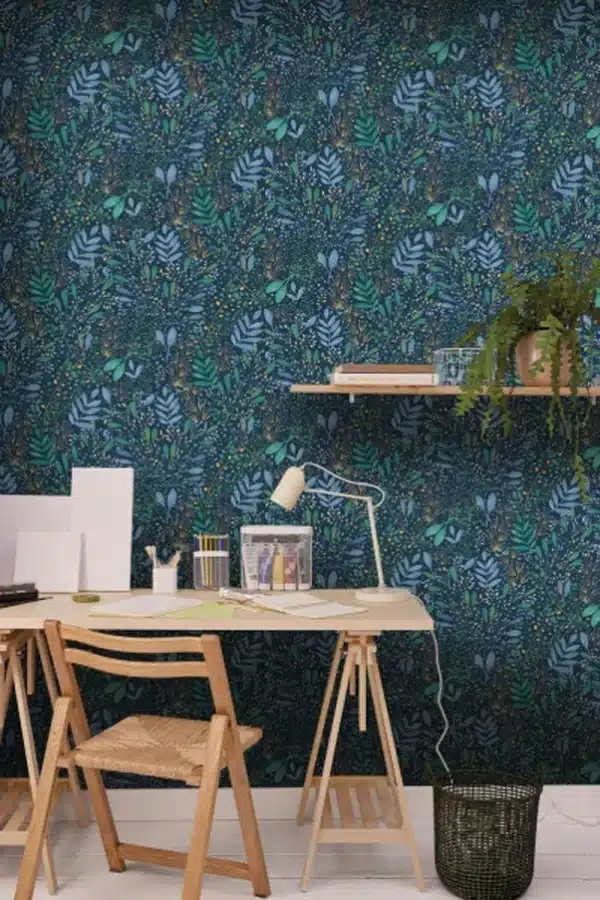 Papel pintado de hojas en color rosa Green Life Joy 101690458 - Imagen 10