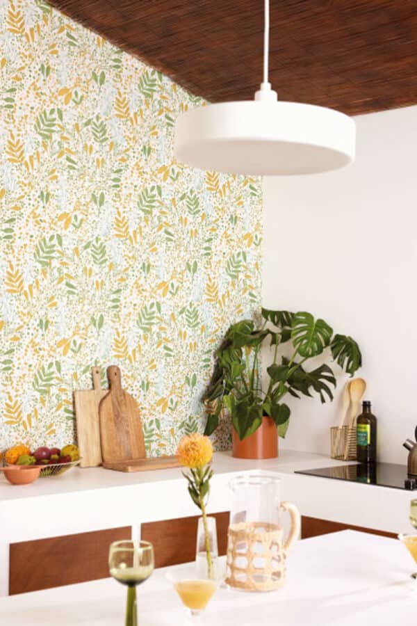 Papel pintado de hojas en color rosa Green Life Joy 101690458 - Imagen 13