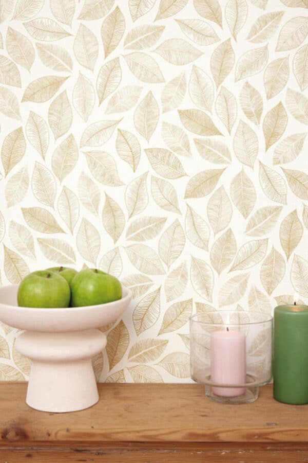 Papel pintado de hojas en color verde Bliss 105387074 - Imagen 6