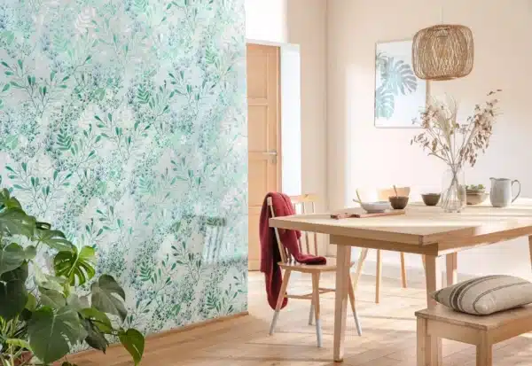 Papel pintado de hojas en color marrón Green Life Joy 101694129 - Imagen 15