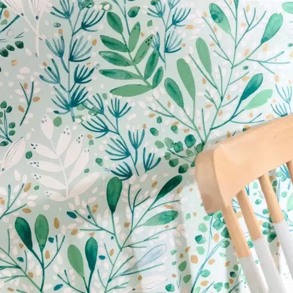 Papel pintado de hojas en color marrón Green Life Joy 101694129 - Imagen 16