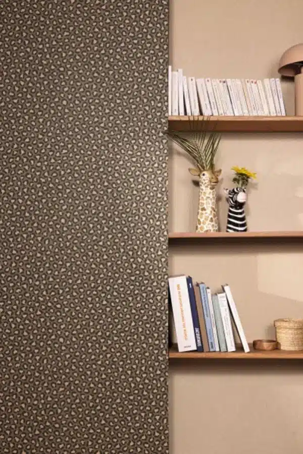 Papel pintado de print animal en color beige Sumatra 104940203 - Imagen 7