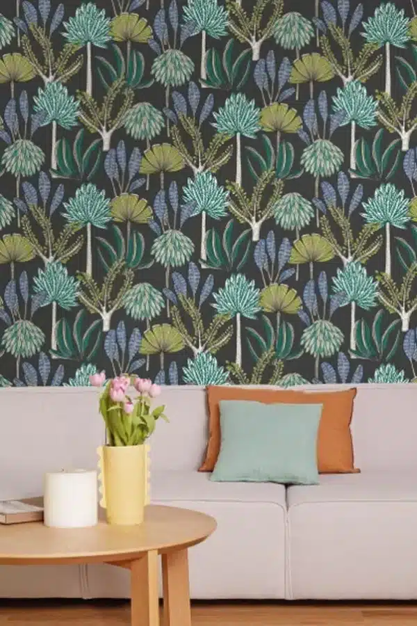 Papel pintado de hojas en color verde Bali 104930722 - Imagen 15