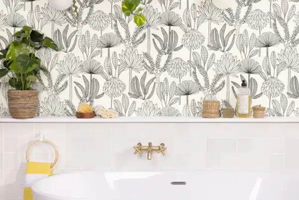 Papel pintado de hojas en color verde Bali 104930722 - Imagen 13