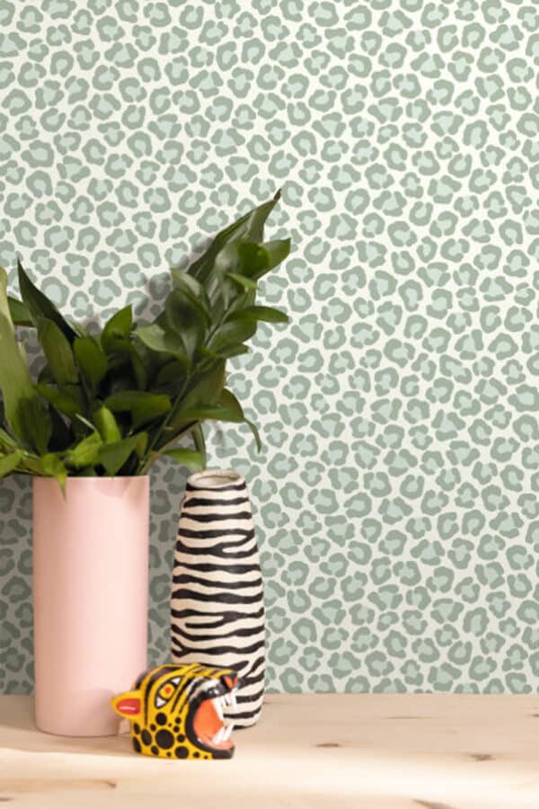 Papel pintado de print animal en color beige Sumatra 104940203 - Imagen 4