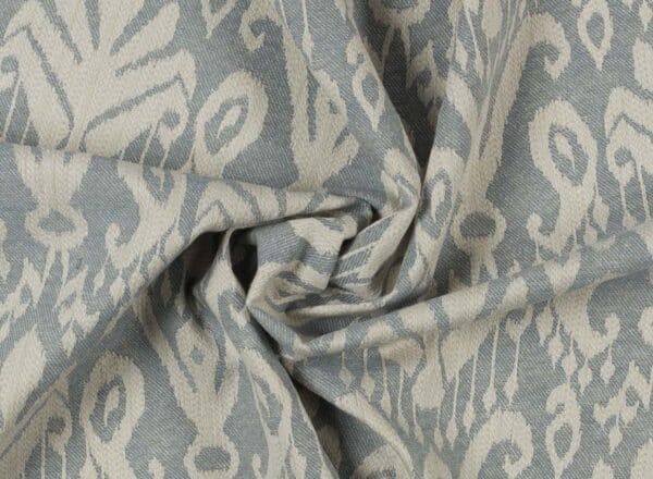 Tela de Ikat en color azul Lazuri 00 - Imagen 3