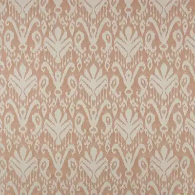 Tela de Ikat en color naranja Lazuri 04