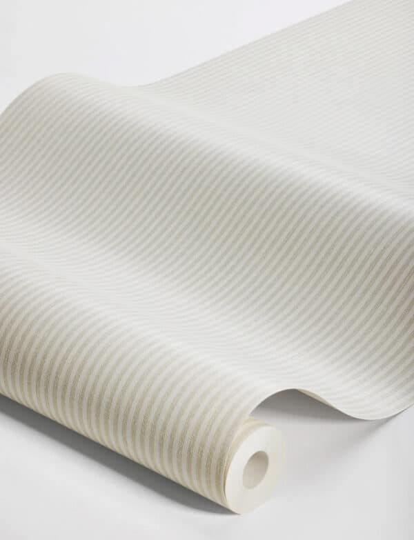 Papel pintado de rayas en color gris Polka Stripe 7861 - Imagen 5
