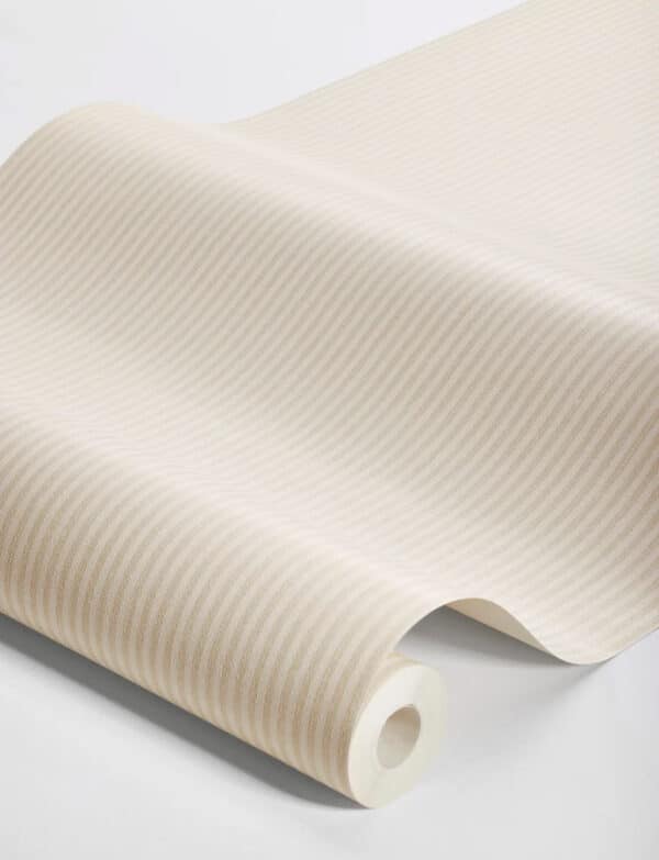 Papel pintado de rayas en color beige Polka Stripe 7862 - Imagen 4