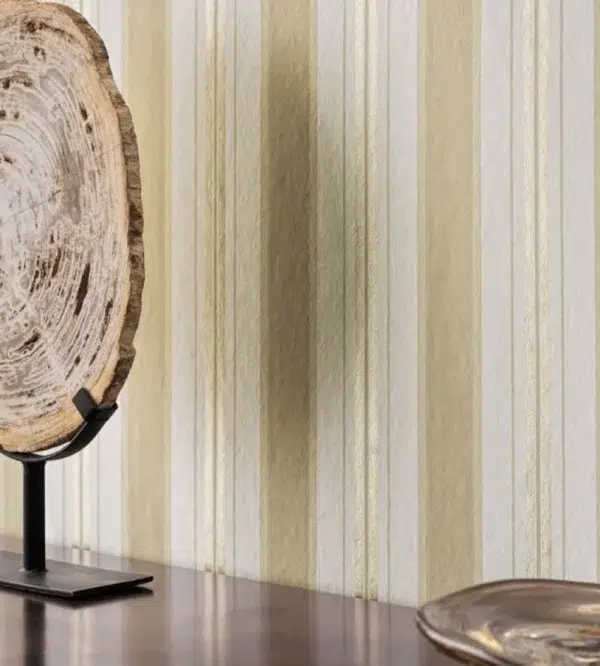 Papel pintado de rayas en color gris Peruzzi Stripe W7982-08 - Imagen 3