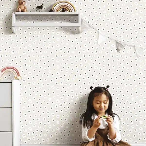 Papel pintado infantil en color gris MiniMe 06 17136 - Imagen 4