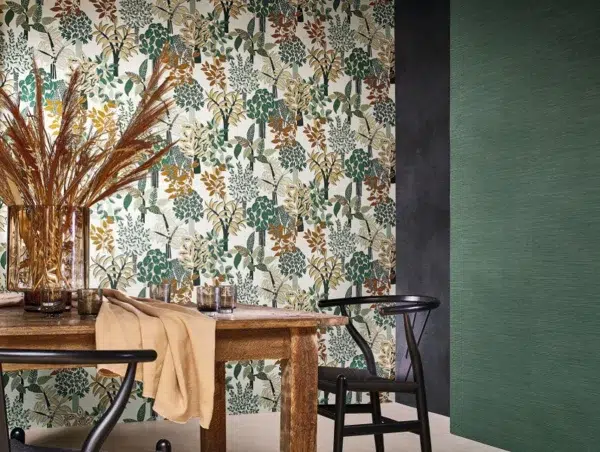 Papel pintado de hojas en color verde Paradeniya 75940406 - Imagen 6
