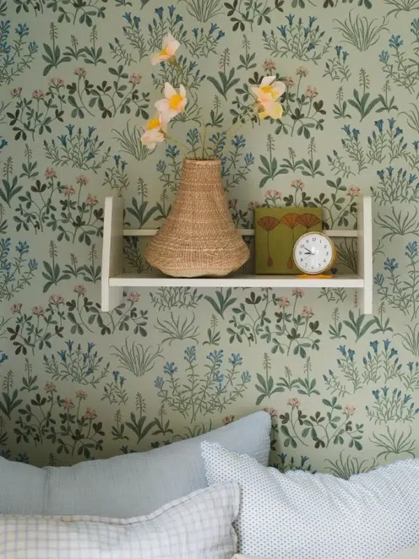 Papel pintado de flores en color beige Noras Ang 5805 - Imagen 19
