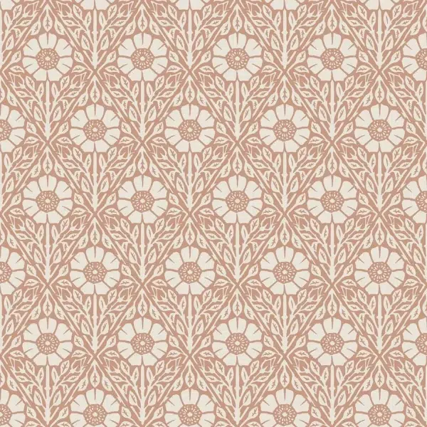 Papel pintado de flores en color marrón Nyponros 5812