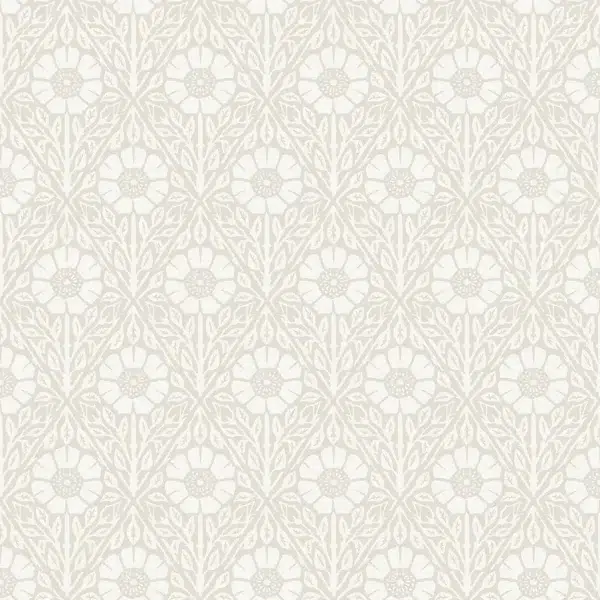 Papel pintado de flores en color gris Nyponros 5815