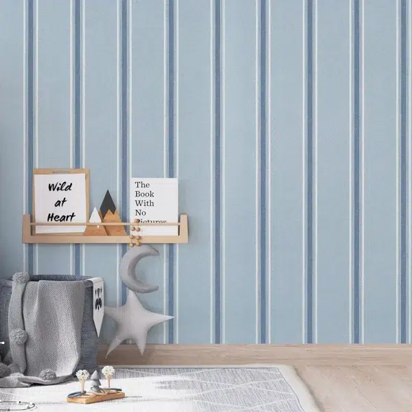 Papel pintado de rayas en color beige Beckley Stripe AT57823 - Imagen 13